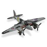 4" Black and Gray Metal Hand Painted Model Airplane - Homeroots - Flyclothing LLC