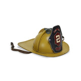 8" Yellow and Black Metal Fireman Hand Painted Figurine - Homeroots - Flyclothing LLC