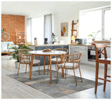 2' X 5' Brown And Gray Mosaic Tile Printed Vinyl Area Rug with UV Protection - Homeroots - Flyclothing LLC