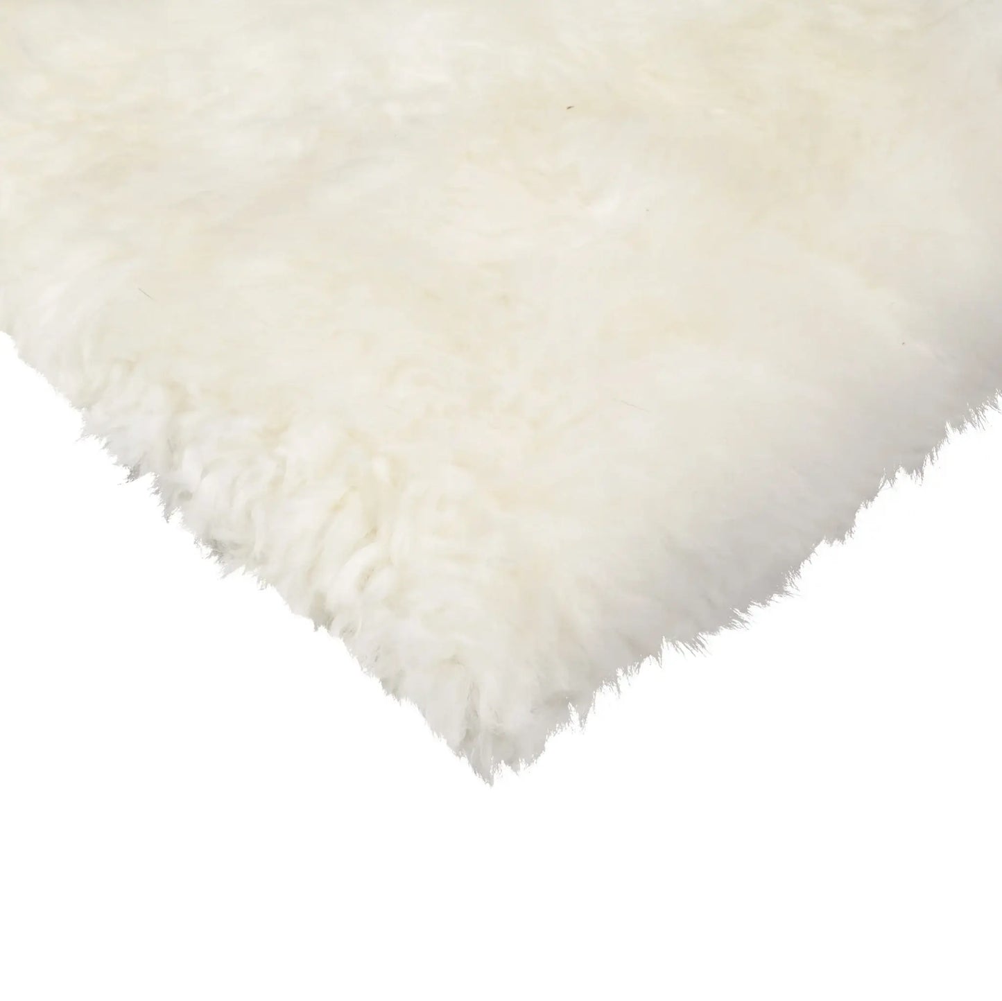 Set Of Four 17" X 17" Natural Wool Solid Color Chair Pads - Homeroots - Flyclothing LLC