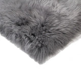 Set Of Four 17" X 17" Grey Wool Chair Pads - Homeroots - Flyclothing LLC