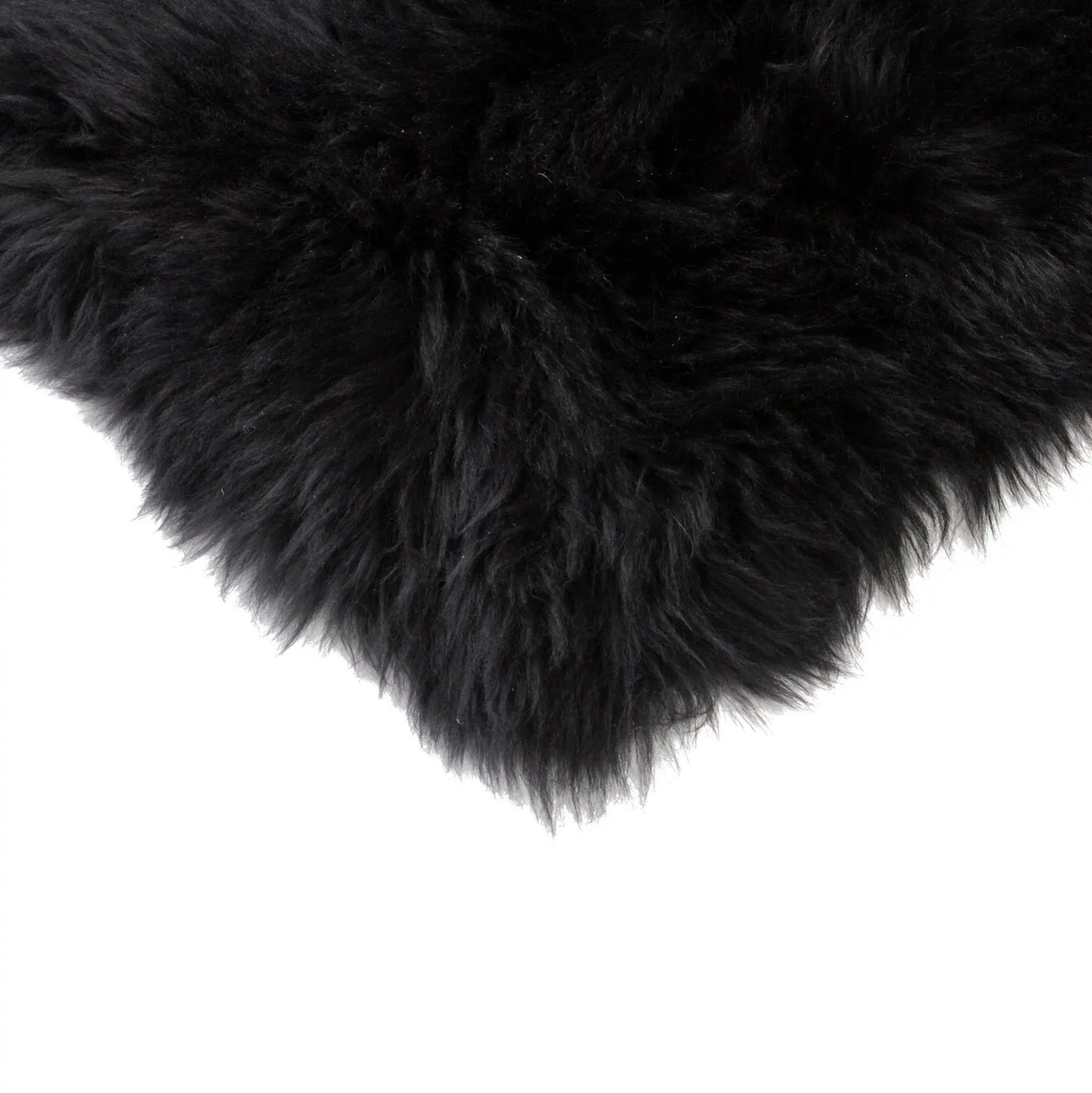 Set Of Four 17" X 17" Black Wool Chair Pads - Homeroots - Flyclothing LLC