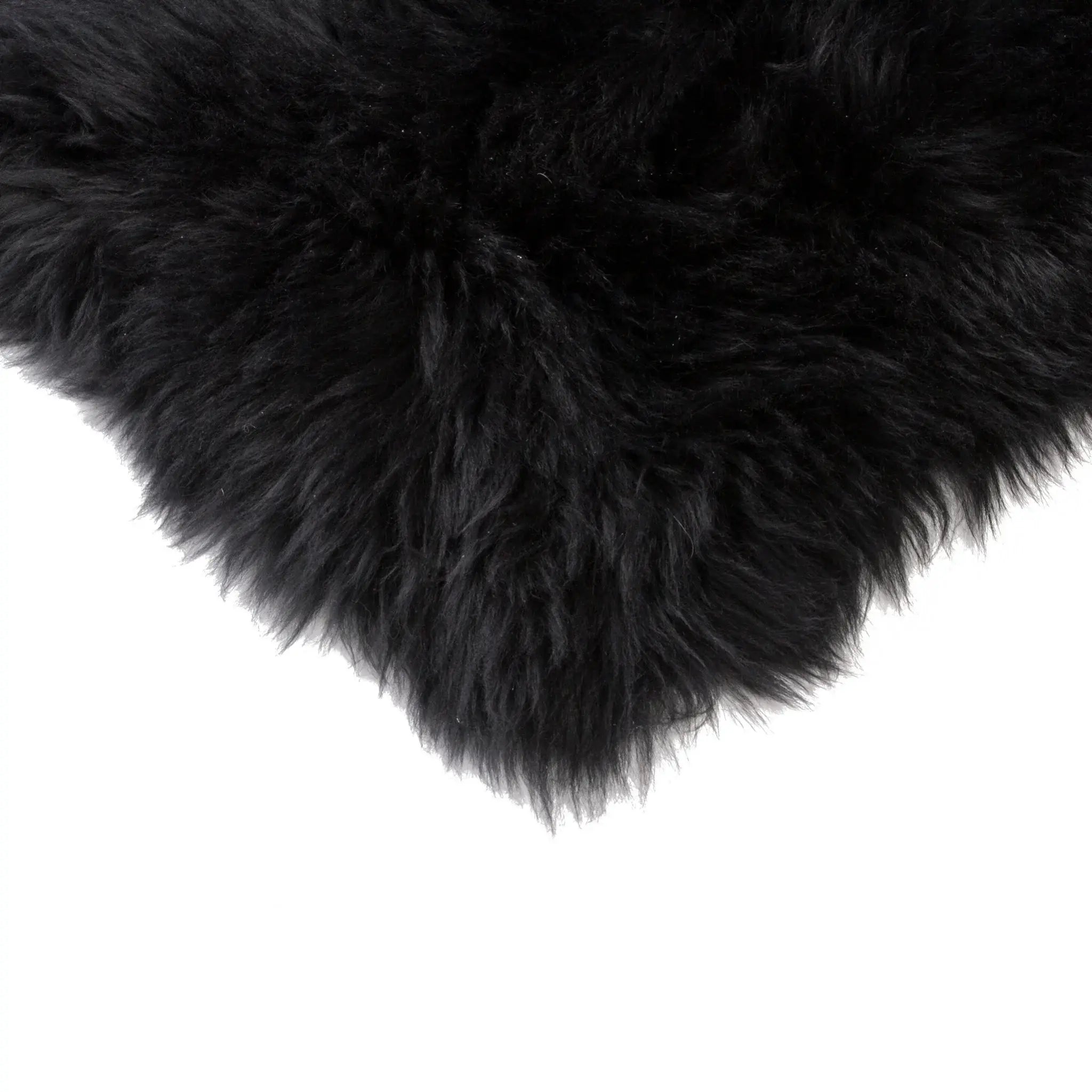 Set Of Four 17" X 17" Black Wool Chair Pads - Homeroots - Flyclothing LLC