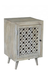 30" Gray Wash Nightstand - Homeroots - Flyclothing LLC