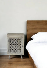 30" Gray Wash Nightstand - Homeroots - Flyclothing LLC