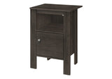 24" Brown Nightstand with Cabinet Storage - Homeroots - Flyclothing LLC