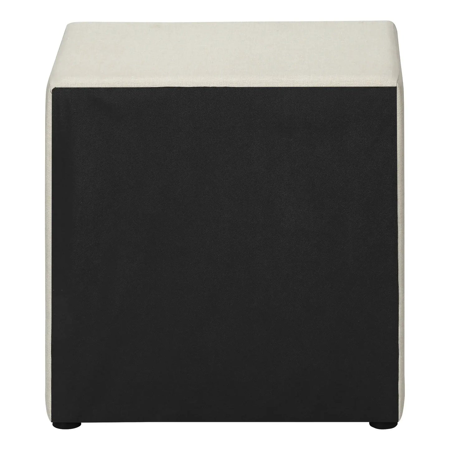 21" Beige Linen Blend Two Drawer Nightstand - Homeroots - Flyclothing LLC