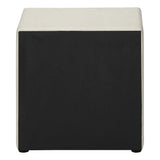 21" Beige Linen Blend Two Drawer Nightstand - Homeroots - Flyclothing LLC