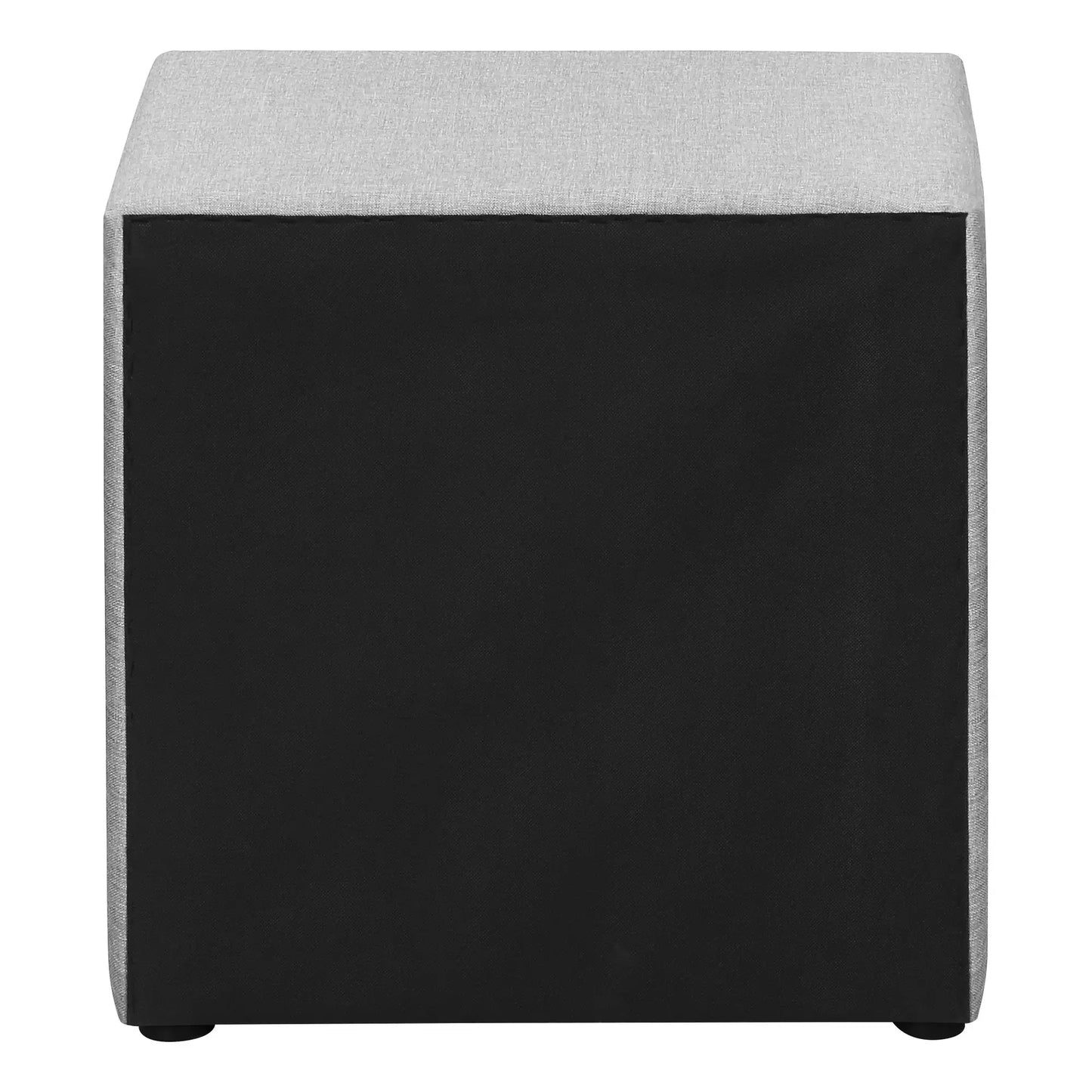 21" Gray Linen Blend Two Drawer Nightstand - Homeroots - Flyclothing LLC