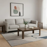 Set of Three 44" Dark Brown Coffee Table - Homeroots - Flyclothing LLC