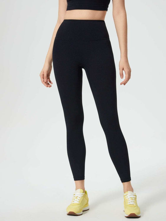 Millennia Wide Waistband Active Leggings - Trendsi - Flyclothing LLC
