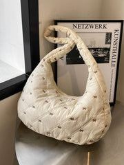 Bow Polyester Shoulder Bag - Trendsi