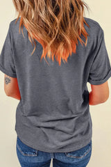 HAPPY EASTER Graphic Short Sleeve T-Shirt - Trendsi - Flyclothing LLC