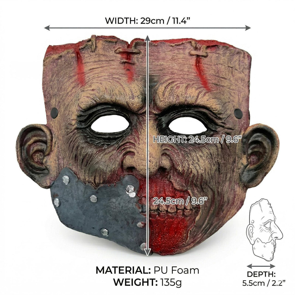 Halloween Zombie Horror Mask Decoration - My Store - Flyclothing LLC