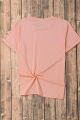Graphic Round Neck Short Sleeve T-Shirt - Trendsi - Flyclothing LLC