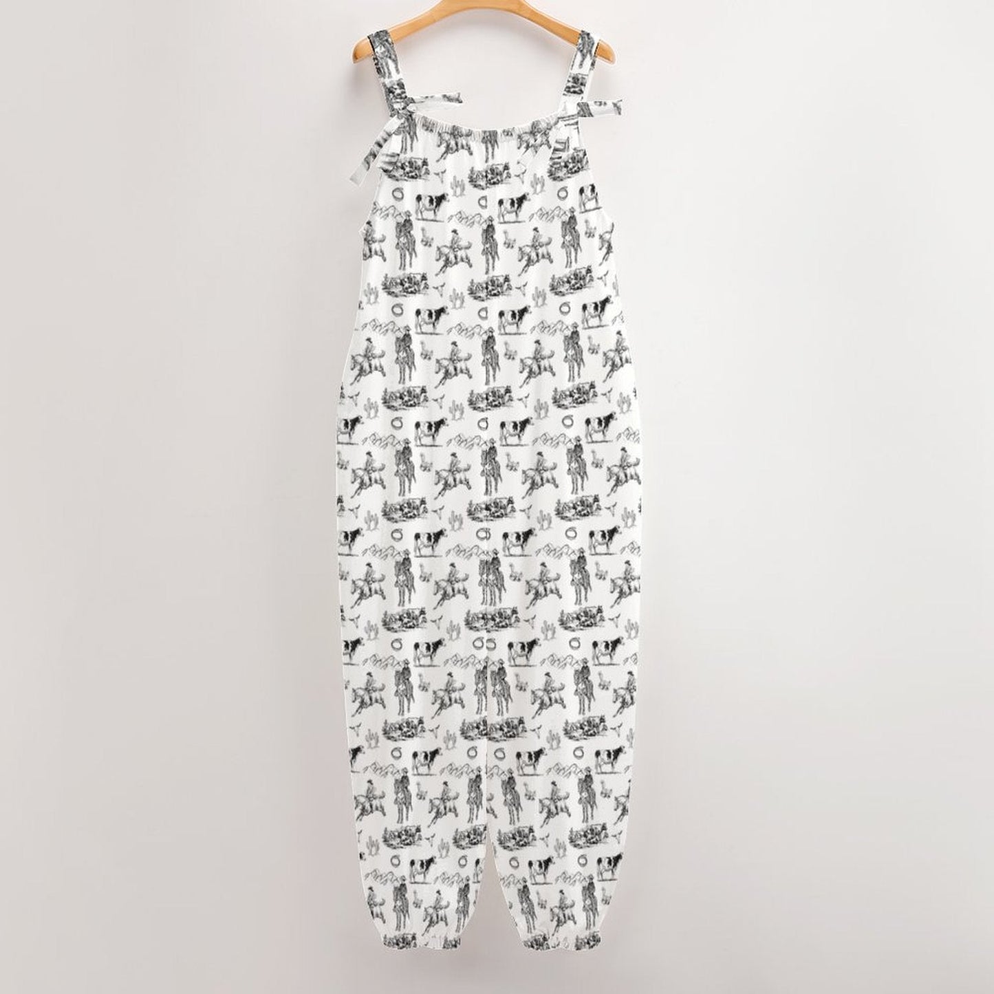 Baha Ranch Ranch Life Overalls Jumpsuit White