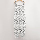 Baha Ranch Ranch Life Overalls Jumpsuit White