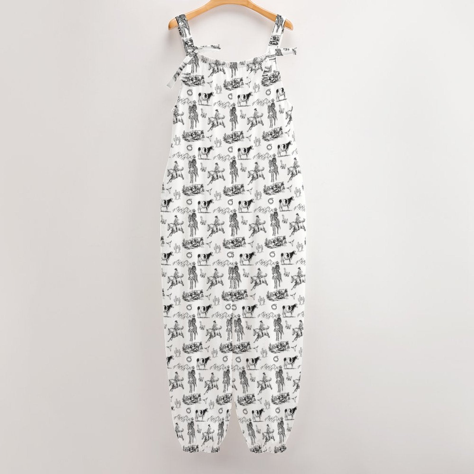 Baha Ranch Ranch Life Overalls Jumpsuit White