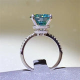 5 Carat Moissanite Zircon 925 Sterling Silver Ring - Trendsi