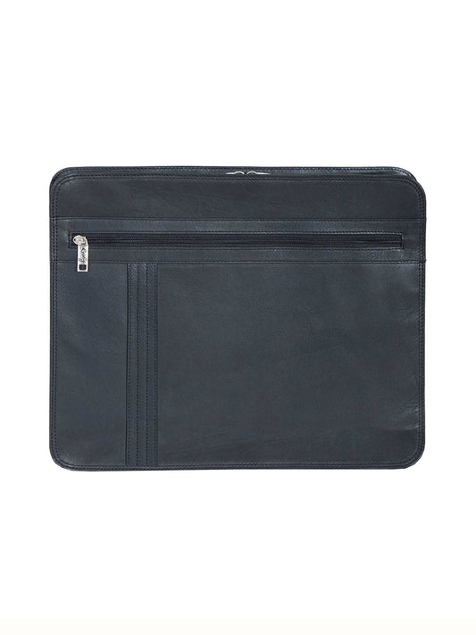 Scully Leather Black 3 Way Zip Document