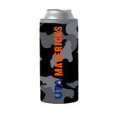 UT Arlington Black Camo 12oz Slim Can Coolie - Logo Brands - Flyclothing LLC