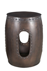 20" Copper Iron Round End Tables - Homeroots - Flyclothing LLC