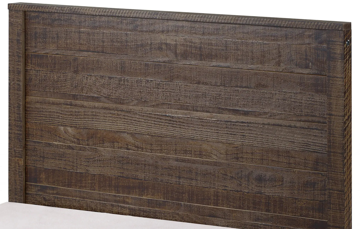 Dark Brown Solid Wood Twin Bed Frame - Homeroots - Flyclothing LLC