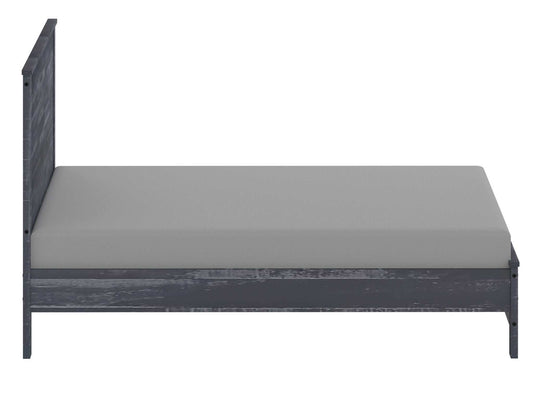 Gray Solid Wood Twin Bed Frame - Homeroots - Flyclothing LLC