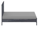 Gray Solid Wood Twin Bed Frame - Homeroots - Flyclothing LLC