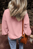 Round Neck Long Sleeve Sweatshirt - Trendsi - Flyclothing LLC