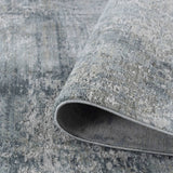 5' X 8' Blue Abstract Power Loom Area Rug - Homeroots - Flyclothing LLC