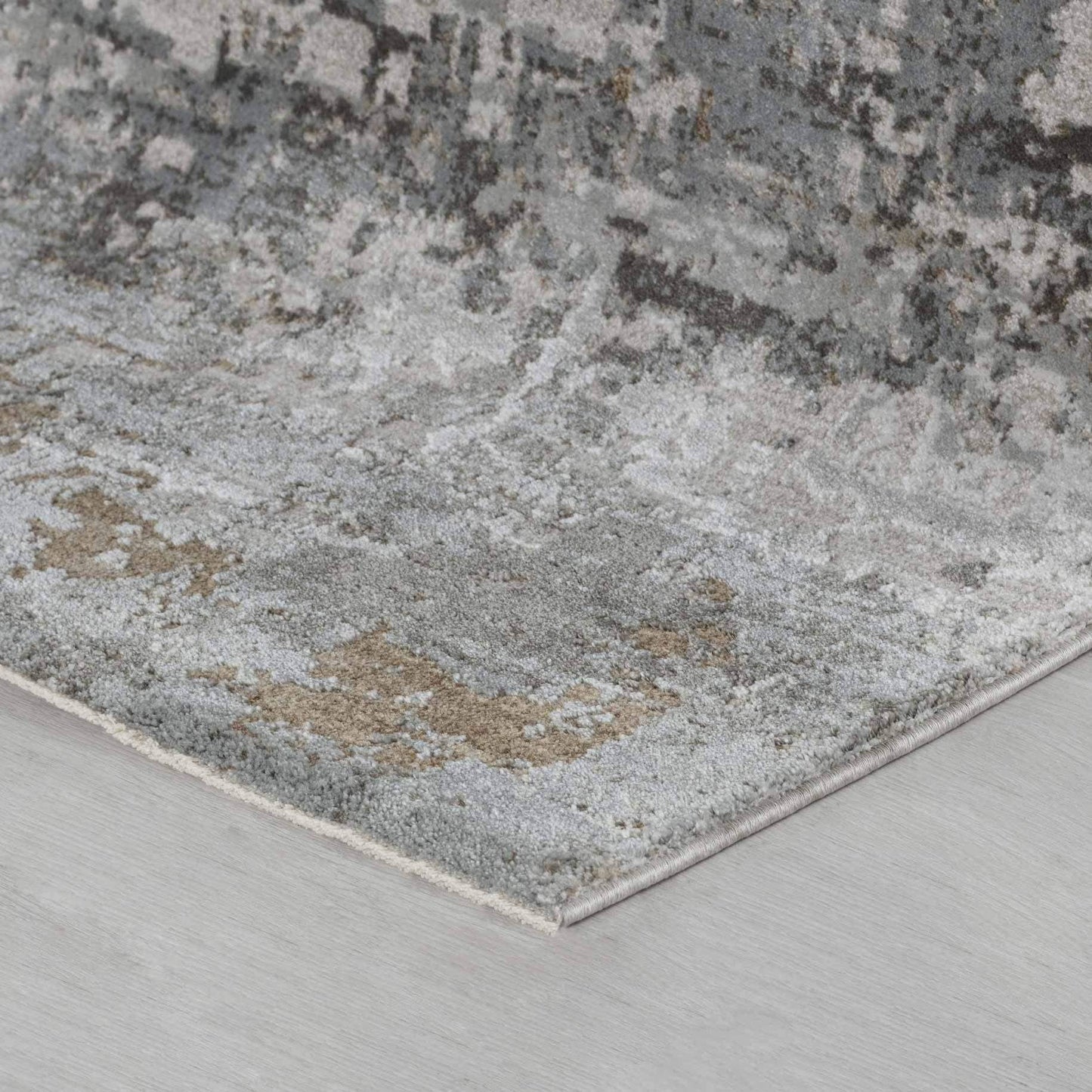 5' X 7' Beige Abstract Power Loom Area Rug - Homeroots - Flyclothing LLC