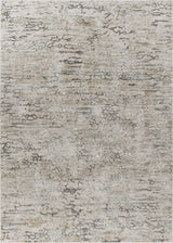 5' X 8' Beige Abstract Stain Resistant Area Rug - Homeroots - Flyclothing LLC