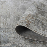 5' X 8' Beige Abstract Power Loom Stain Resistant Area Rug - Homeroots - Flyclothing LLC