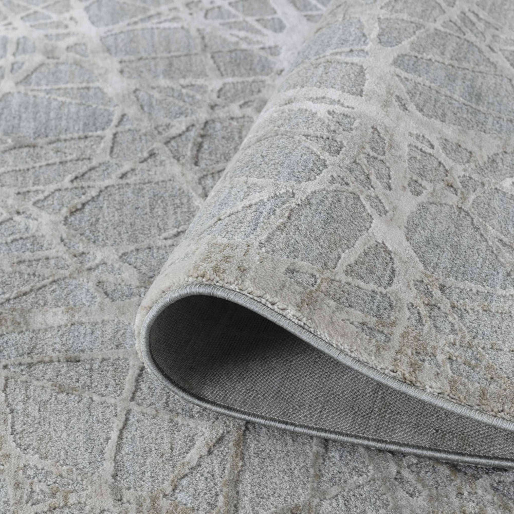 8' X 10' Turquoise Abstract Power Loom Stain Resistant Area Rug - Homeroots - Flyclothing LLC