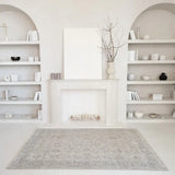 5' X 8' Cream Southwestern Power Loom Stain Resistant Area Rug - Homeroots - Flyclothing LLC