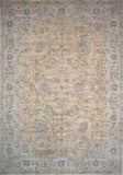 5' X 8' Gold Southwestern Power Loom Stain Resistant Area Rug - Homeroots