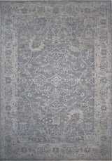 8' X 10' Blue Gray Southwestern Floral Stain Resistant Area Rug - Homeroots - Flyclothing LLC