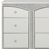 66" Platinum Manufactured Wood Nine Drawer Dresser - Homeroots - Flyclothing LLC