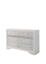 63" White Manufactured Wood Nine Drawer Triple Dresser - Homeroots - Flyclothing LLC