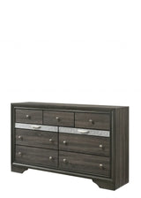 63" Gray Solid and Manufactured Wood Nine Drawer Triple Dresser - Homeroots - Flyclothing LLC