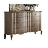 64" Taupe Solid and Manufactured Wood Eight Drawer Double Dresser - Homeroots - Flyclothing LLC