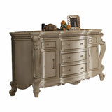 69" Pearl Solid and Manufactured Wood Five Drawer Triple Dresser - Homeroots - Flyclothing LLC