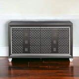 65" Gray Solid and Manufactured Wood Eight Drawer Double Dresser - Homeroots - Flyclothing LLC