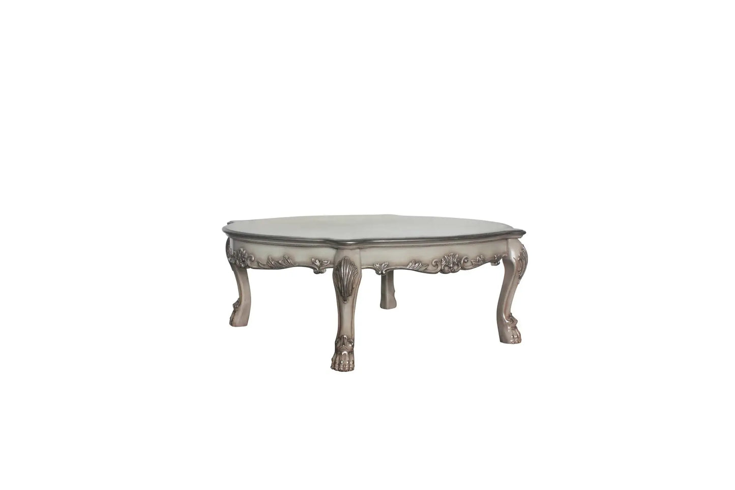 54" Bone Solid And Manufactured Wood Coffee Table - Homeroots - Flyclothing LLC