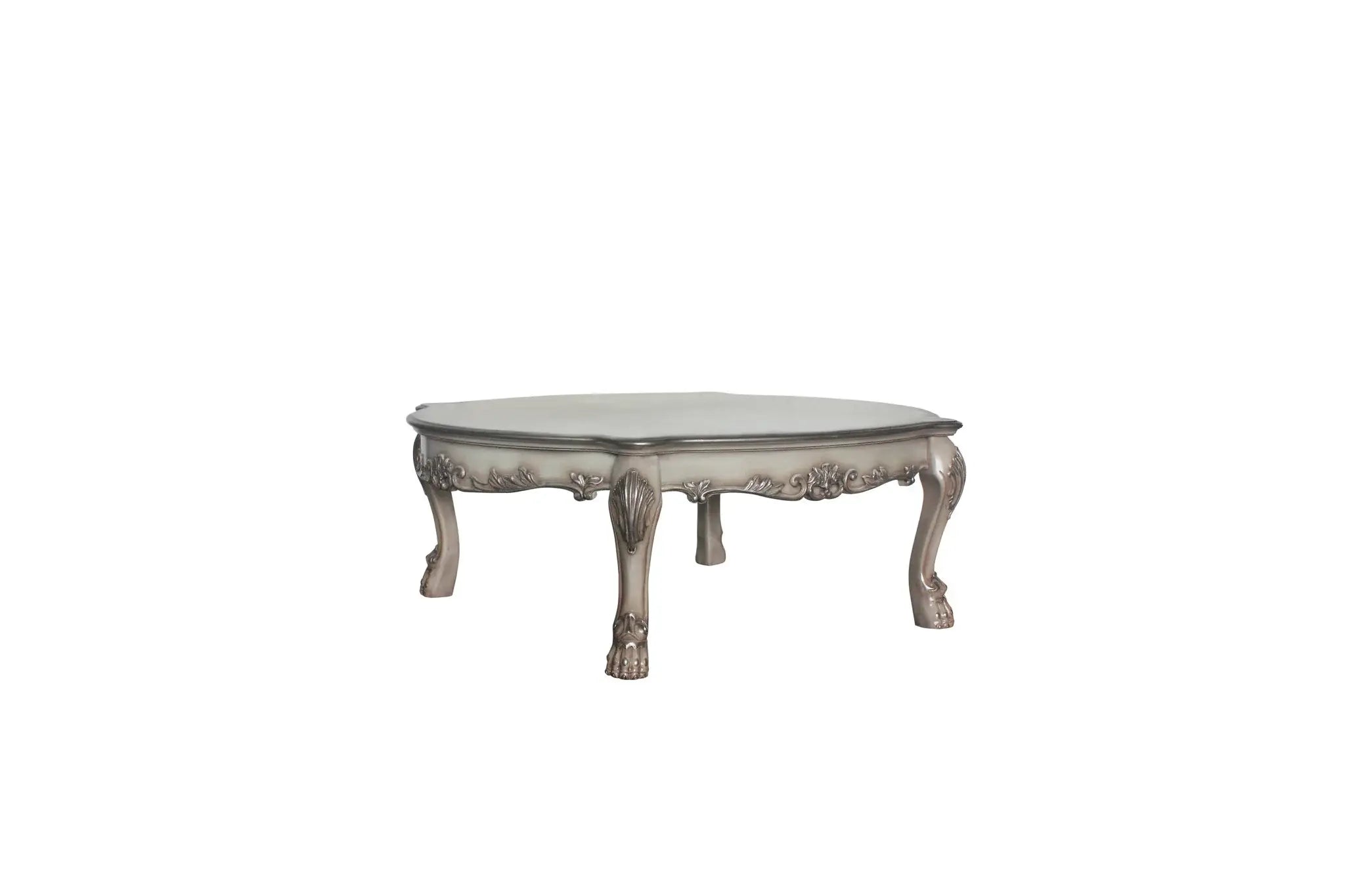 54" Bone Solid And Manufactured Wood Coffee Table - Homeroots - Flyclothing LLC