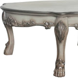 54" Bone Solid And Manufactured Wood Coffee Table - Homeroots - Flyclothing LLC