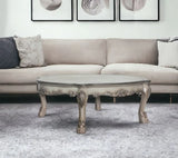 54" Bone Solid And Manufactured Wood Coffee Table - Homeroots - Flyclothing LLC