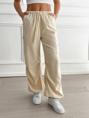 Devine Drawstring Joggers with Pockets - Trendsi