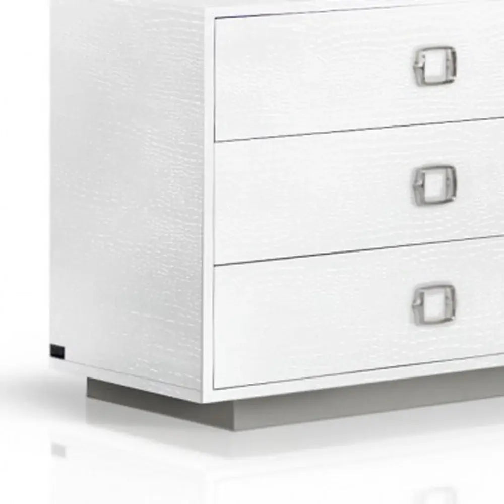 63" White Solid And Manufactured Wood Six Drawer Dresser - Homeroots - Flyclothing LLC